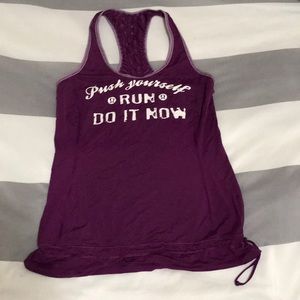 Lulu Lemon Size 6 Purple Running Tank